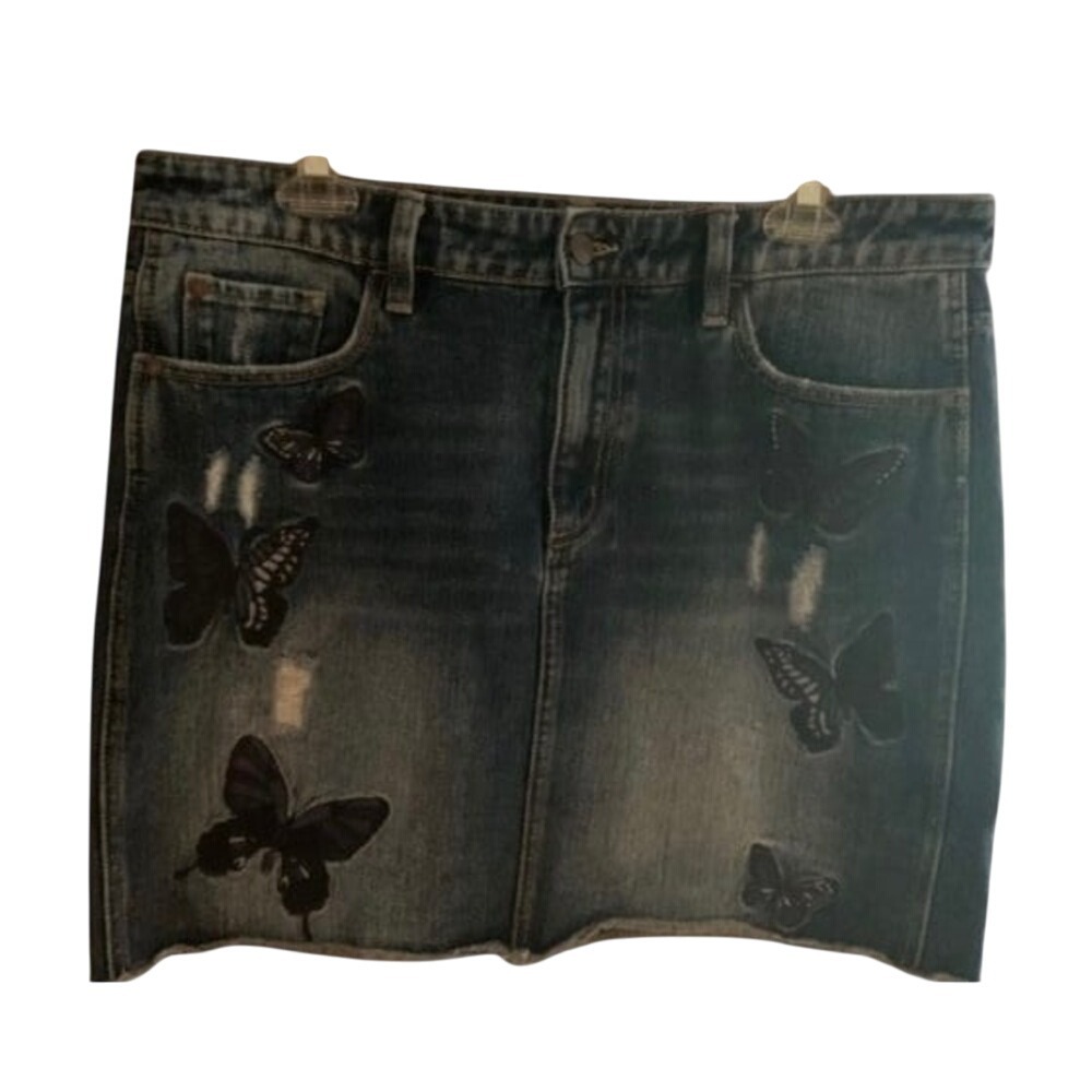 Buffalo David Bitton Women's Denim Skirt 31